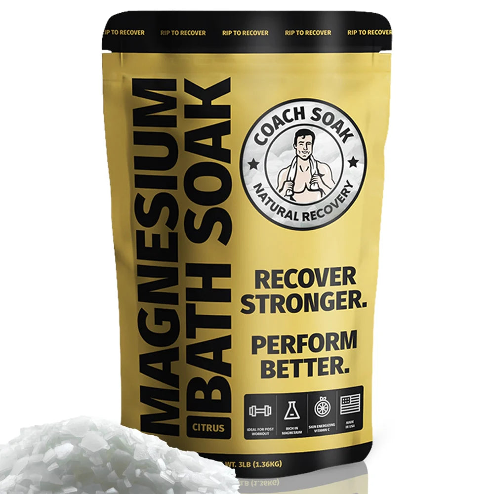 Coach Soak Magnesium Bath Soak Flakes