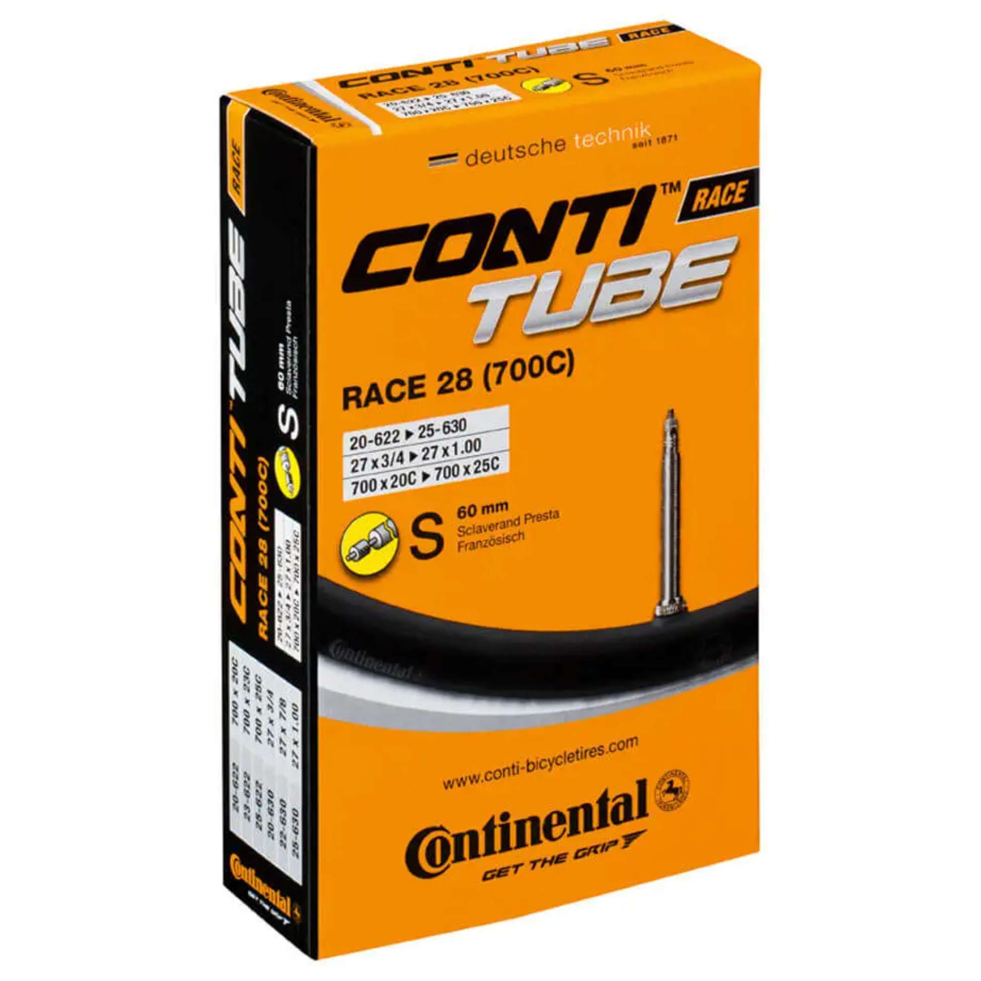 Continental Race 28 Inner Tube 700 x 20 -25