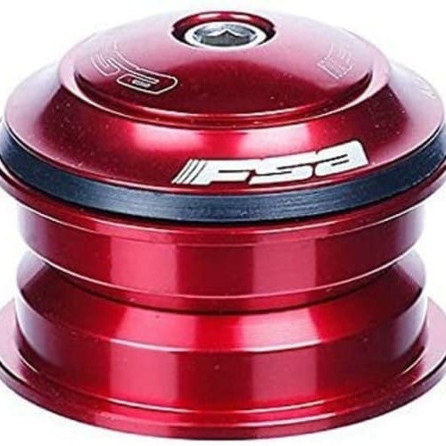 FSA Headset Orbit Z Deep Alloy Cup, Ceramic, Black & Red1 1/8