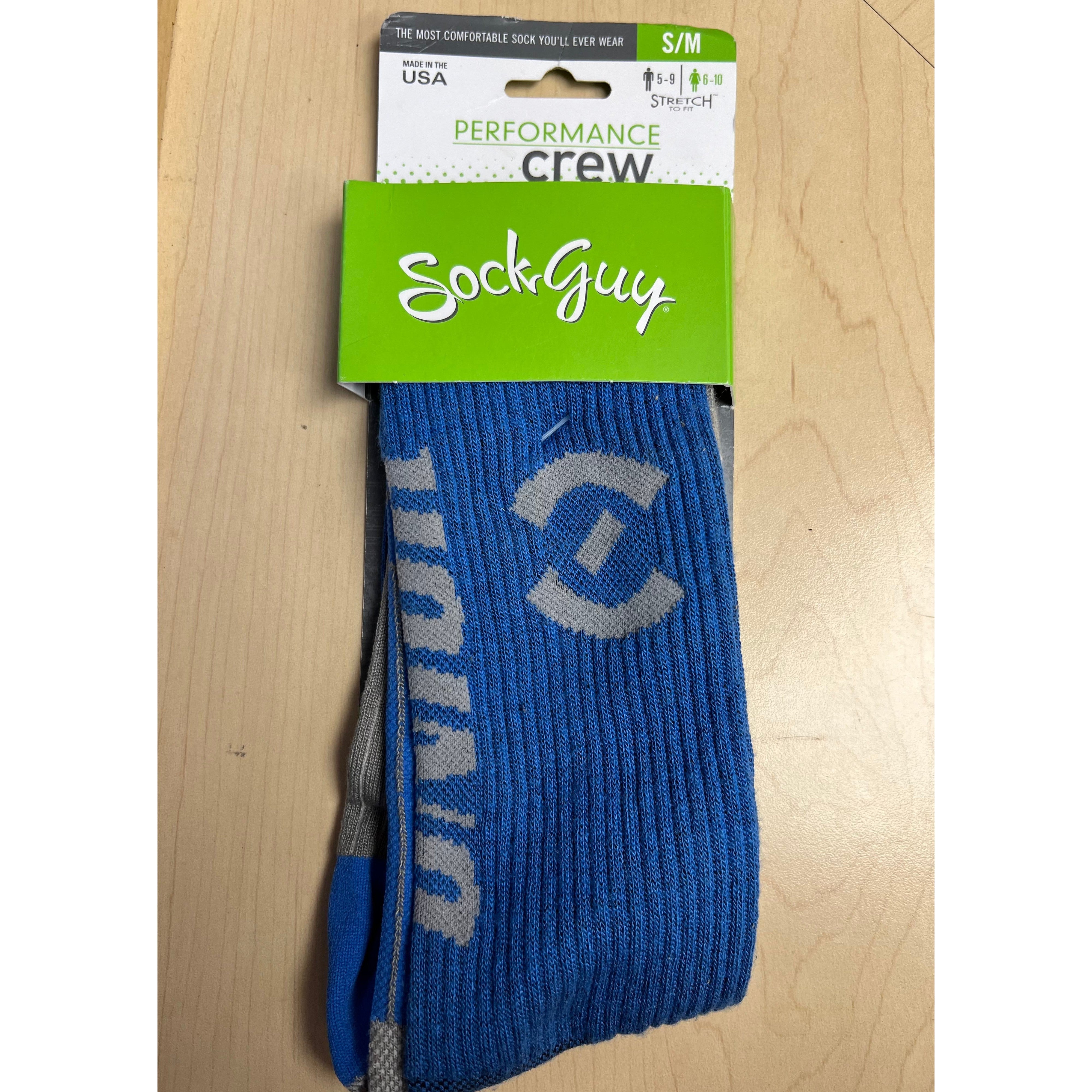 Sock Guy Performance Crew Merino Wool Socks