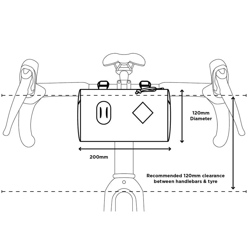 Restrap Canister 1.5L Handlebar Bag