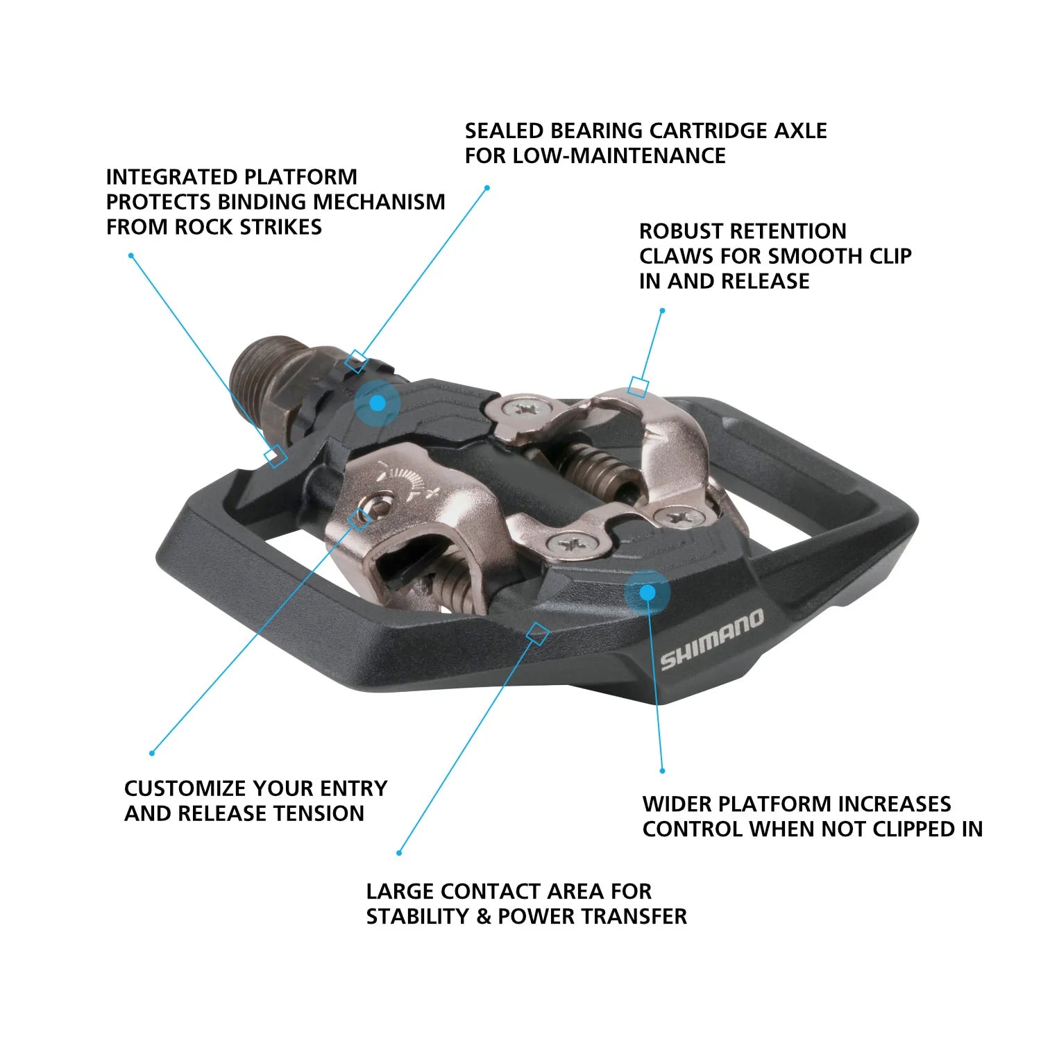 Shimano PD-ME700 SPD Pedals